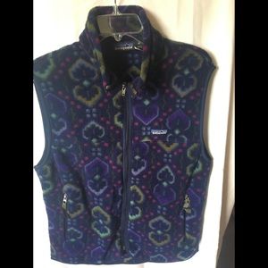 Patagonia fleece vest sz M